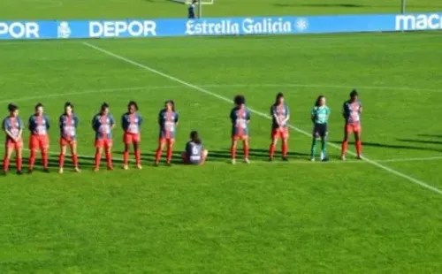 La futbolista no quiso respetar el minuto de silencio en memoria del Diez.