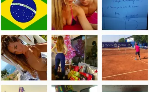 Así lucía el Instagram de Nicole Luli Moreno al mediodía de este martes.