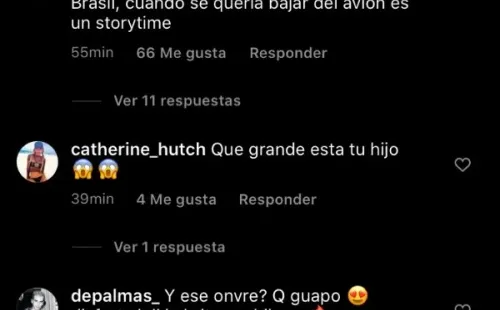 Los comentarios de seguidores de Nicole Luli Moreno en Instagram.(2)