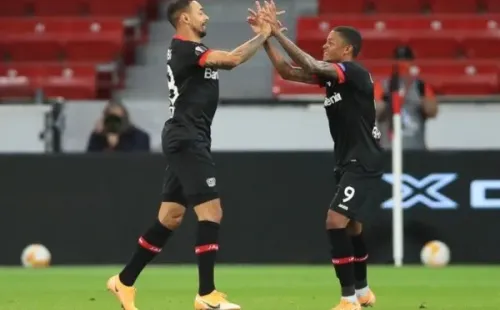 Bayer Leverkusen fue ampliamente superior ante el Niza en el partido de la primera vuelta de la fase de grupos. Foto: Getty.