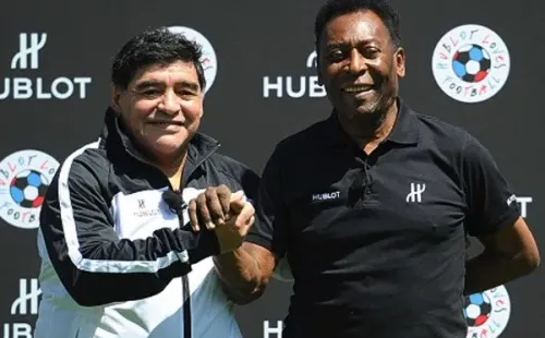 Pelé emocionó a las redes con sus palabras para el Diego.