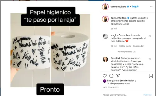 Carmen Tuitera se la juega por “un nuevo emprendimiento”.