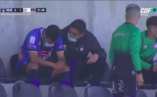 El zaguero fue reemplazado por Joffre Escobar.