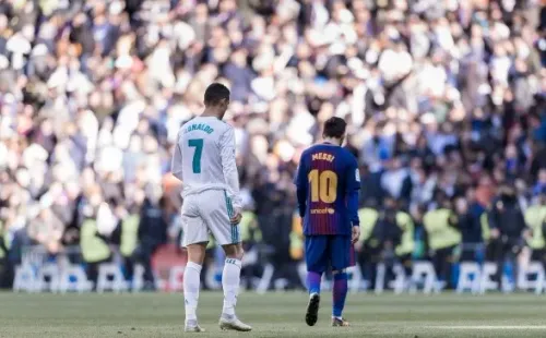 Cristiano Ronaldo y Lionel Messi, quienes formaron una linda rivalidad en el Real Madrid vs Barcelona, esta semana se vuelven a encontrar. (Foto: Getty)