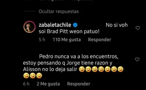Respuesta de Jorge Zabaleta a los seguidores.