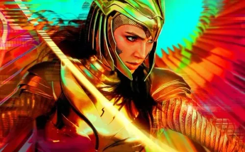 El nuevo afiche para “Wonder Woman 1984″ que fue presentado en la Comic Con de Sao Paulo”.