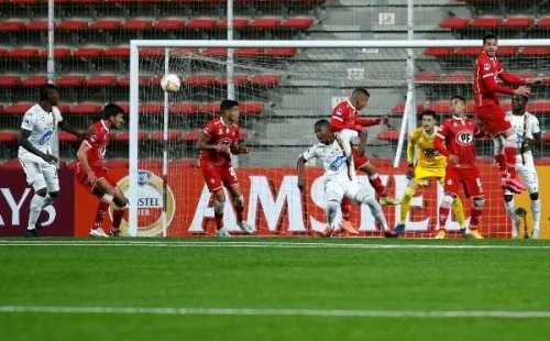Unión La Calera derrotó a Deportes Tolima en la segunda ronda de la Copa Sudamericana. Ahora los colombianos quieren el dinero de la clasificación. Foto: Conmebol