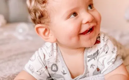 El famoso Rafa, hijo de la ex chica Mekano Nicole Pérez.