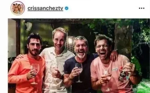 La reacción de Cristián Sánchez ante las críticas por foto en la que aparece sin mascarilla.(3)