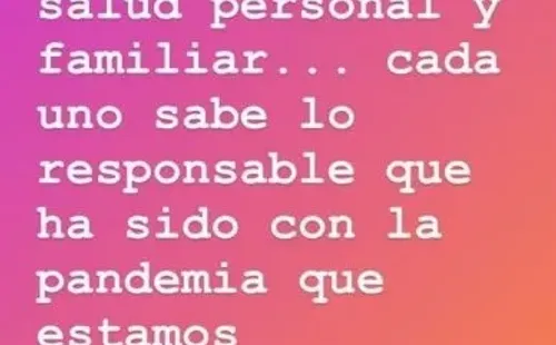 La reacción de Cristián Sánchez ante las críticas por foto en la que aparece sin mascarilla.(5)