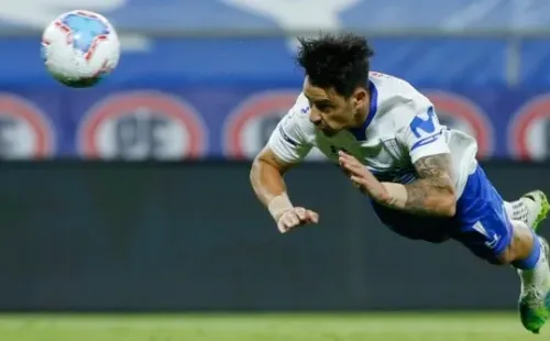Fernando Zampedri es el centrodelantero elegido en el equipo de la semana de la Copa Sudamericana. Foto: Agencia Uno