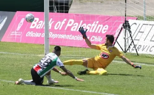 Palestino volvió a los abrazos a costa de Unión La Calera. Foto: Agencia Uno.
