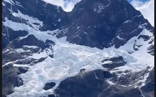 Kel Calderón en el viaje al que fue invitada por Claudio Iturra, por las Torres del Paine.(4)