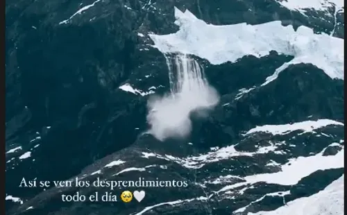 Kel Calderón en el viaje al que fue invitada por Claudio Iturra, por las Torres del Paine.(6)
