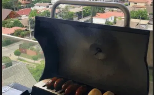 El asado de Nano Calderón.
