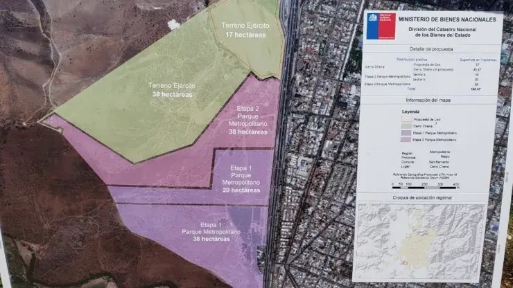 Nuevo Juan Pinto Durán en el Cerro Chena