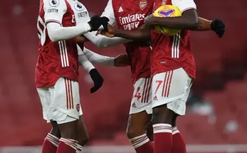 El empate de ayer no le sirvió de mucho a los Gunners, siguen en la misma posición en la tabla. (Foto:Getty)