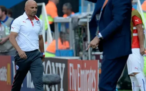 Louis van Gaal enfrentó a Chile en el Mundial de Brasil 2014, cuando dirigía a la selección de Países Bajos. Foto: Agencia Uno