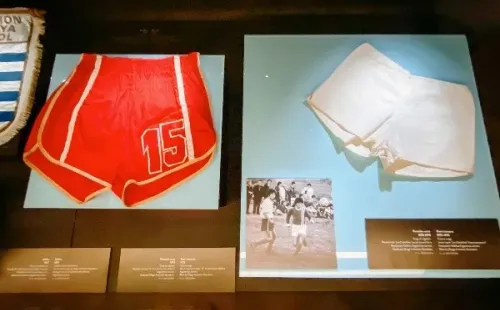 Shorts usados por Maradona en Cebollitas y Argentinos Juniors
