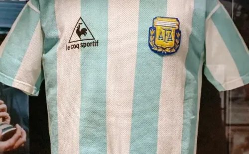 Camiseta de Diego Maradona en el Mundial de México 1986