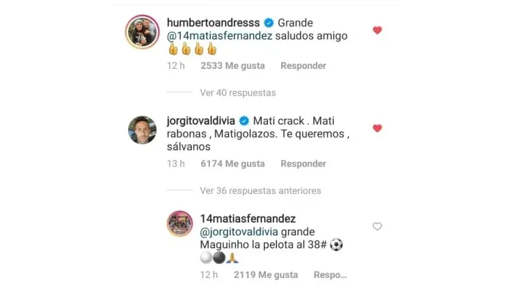 Jorge Valdivia y Matías Fernández