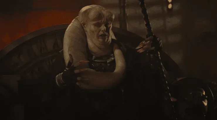 Bib Fortuna en la escena post créditos de “The Mandalorian”, para el anuncio sobre el spin off de Boba Fett.