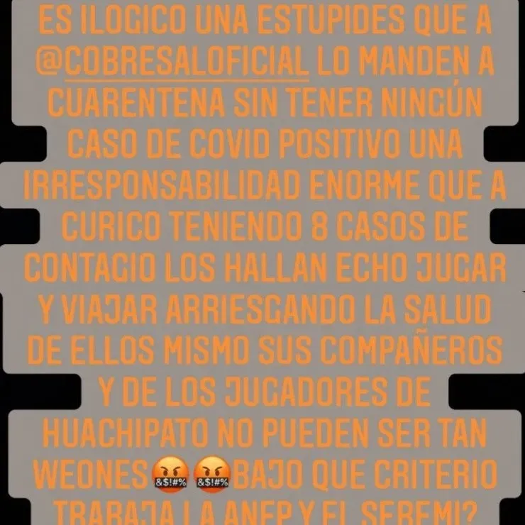 Reclamo de Cobresal al Ministerio de Salud