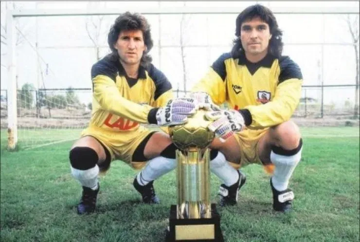 Daniel Morón y Marcelo Ramírez con la Recopa