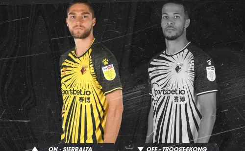 Sierralta entró 2 minutos antes del autogol de Watford.