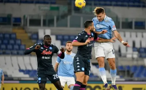 Ciro Immobile estuvo intratable y fue la figura de la Lazio ante el Napoli. Foto: Getty Images