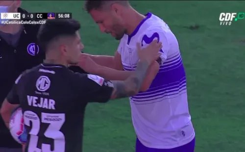 El jugador dejó la cancha sin poder pisar.
