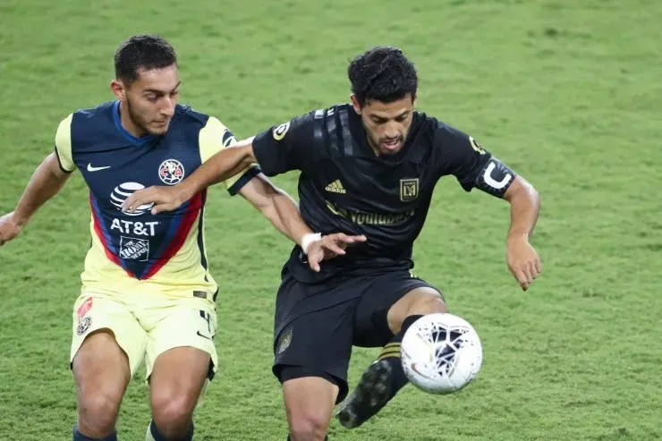 El delantero de Los Angeles FC, el mexicano Carlos Vela fue el verdugo del América. (Foto: Getty Images)