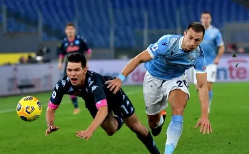 La derrota contra la Lazio aleja aún más a los napolitanos de los punteros de la Serie A. (Foto: Getty)