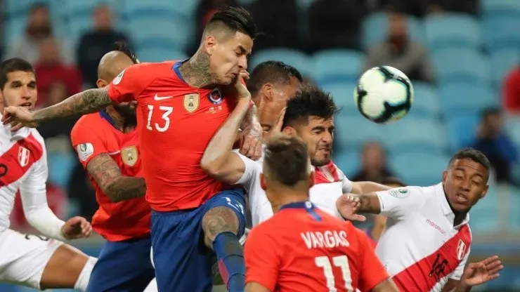 Selección chilena con Francis Cagigao