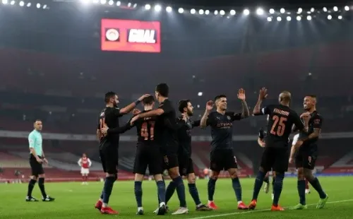 El Manchester City no tuvo problemas para vencer al Arsenal en los cuartos de final de la Carabao Cup: Foto: Getty,