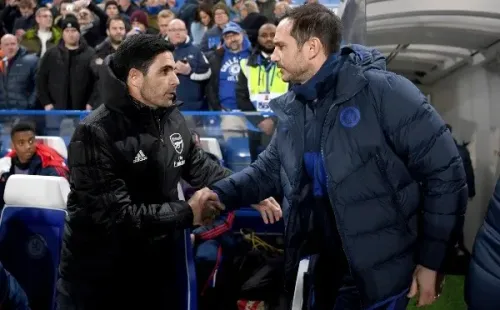 Arteta y Lampard frente a frente en Premier League. (Foto: Getty)
