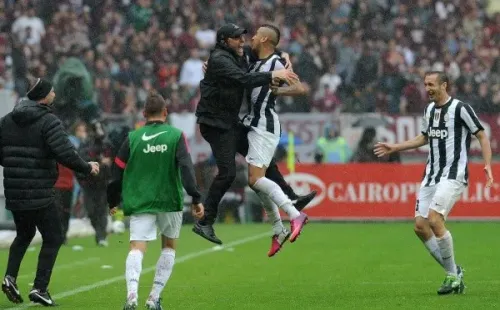 Arturo Vidal y Antonio Conte forjaron una gran relación desde su época en la Juventus. Foto: Getty Images