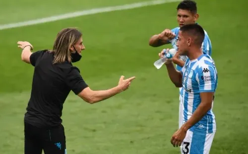 Beccacece deja Racing después de un año al mando del equipo y tras la polémica salida de Diego Milito. Foto: Getty Images
