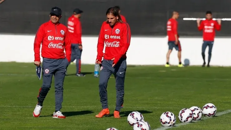 Sebastián Beccacece y Jorge Sampaoli