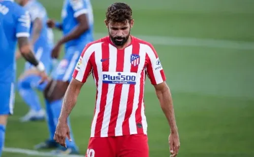 Diego Costa jugó su úlitmo partido por el Atlético Madrid en la victoria por 2-0 de su equipo frente a la Real Sociedad. En 215 partidos anotó 83 goles. (Foto: Getty)
