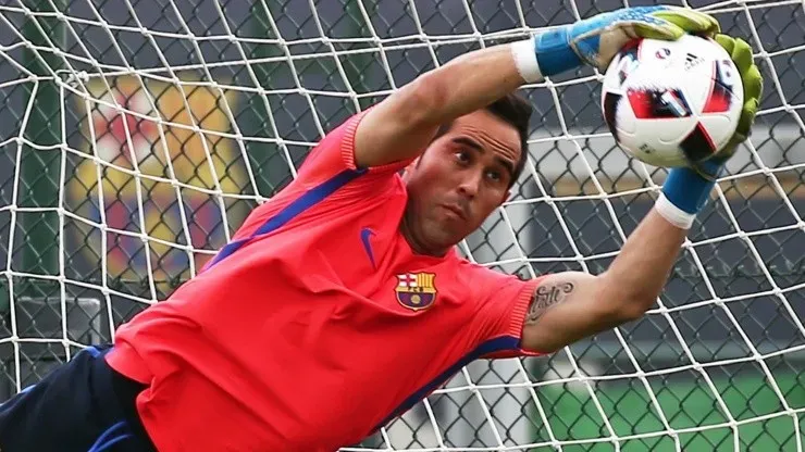 Claudio Bravo en el Barcelona
