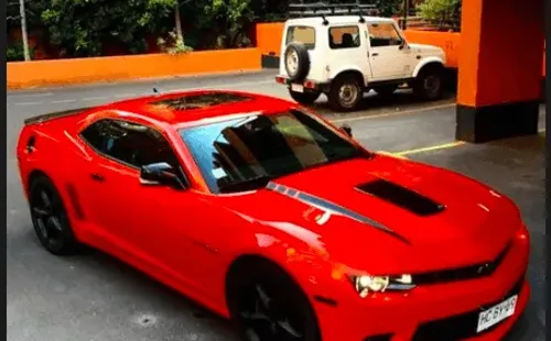 El auto de Nano Calderón que le regaló su padre en 2016.