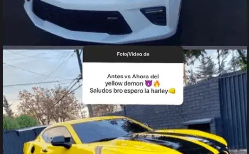 El antes y el después del “Yellow Demon” de Nano Calderón.