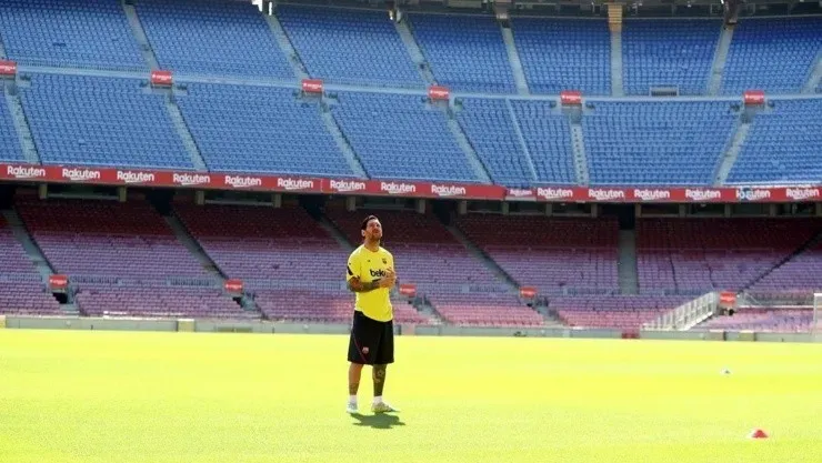 Lionel Messi en Barcelona