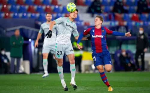 El Betispor poco le empata el partido al Levante, pero terminó cayendo 4-3. Foto: Getty Images