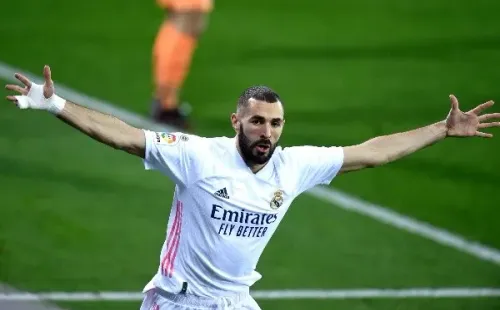 Al igual que Aspas, Karim Benzema lleva 8 goles en La liga. (Foto: Getty)