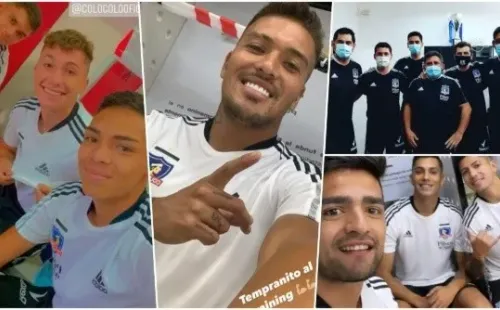 La camiseta de entrenamiento que utilizará Colo Colo este 2021 y que fue revelada por parte del plantel en sus redes sociales. Foto: Instagram