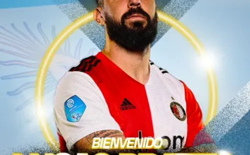 Pratto ya se luce con los colores del Feyenoord.