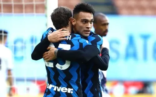 Lautaro Martínez fue figura y goleador este domingo en la victoria de Inter. (Foto: Getty)