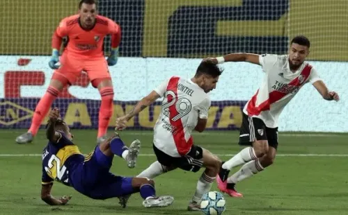 River viene de igualar con boca en el clásico y con Paulo Díaz jugando todo el partido. (Foto: Getty)